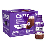 Quest front packaging showing 12-pack, clear product view and convenient supply