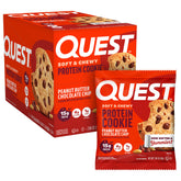 Quest front packaging showing flavor and benefits for quick identification