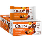 Quest front packaging showing 12-count box and protein focus