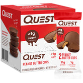 Quest front packaging showing box and branding, highlights convenient protein snack
