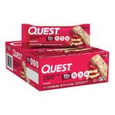 Quest front packaging showing product and benefits for easy identification