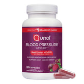 Qunol front packaging showing beet roots capsules for circulation support