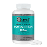 Qunol bottle front label showing product name and 420 mg strength for clear identification