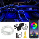 QVEVDACAR front packaging showing full LED kit and components for quick setup