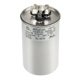 QYCKFIXR capacitor front label showing capacitance and voltage benefit