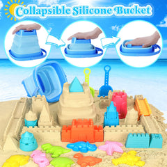 RACPNEL folded collapsible bucket compact for travel and saves packing space
