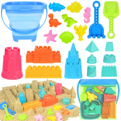 RACPNEL front packaging showing full sand play set and kit contents benefit convenience