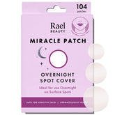 Rael front packaging showing 104-count overnight patches and benefits