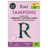 Rael front packaging showing slim applicator and bundle convenience