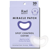 Rael front packaging showing patches and product benefit of extra coverage