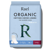 Rael front packaging showing long 72-count benefits and discreet design