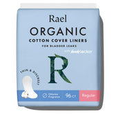 Rael front packaging showing count and leak guard benefits