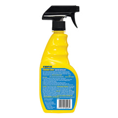 Rain-X being applied with cloth showing smooth coating for easy bead-off