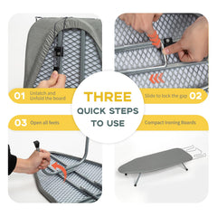 RAINHOL folded profile illustrating slim storage and easy stashing