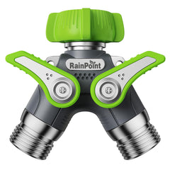 RAINPOINT front view metal splitter showing sturdy construction and durability