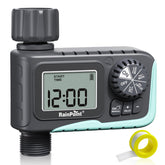 RAINPOINT front view timer showing full unit and hose connection benefit: quick visual check