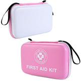 Raismile front packaging showing pink-white hard shell and secure handle benefit portability