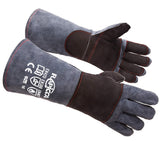 RAPICCA front view showing full grey-black gloves for secure handling