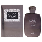 RASASI Hawas Kobra front bottle showing design and bold presence