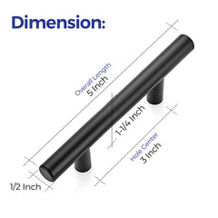Ravinte handles installed on a kitchen drawer demonstrating comfortable grip and cohesive look