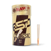 RAW front packaging showing 100-count cones and brand clarity for easy selection