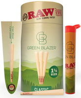 RAW front packaging showing the 150-pack and included case for durable transport