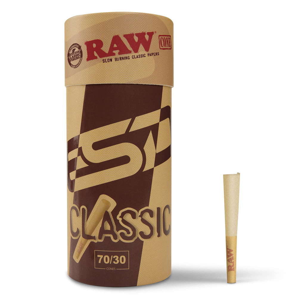 RAW front packaging showing 102-pack and portable tube, convenient storage