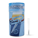 RAW front packaging showing 100-pack pre-rolled cones and benefits