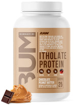 RAW front packaging showing tub and flavor for clear product ID and trust
