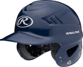 Rawlings Coolflo navy helmet front view showing safe design and team-ready look