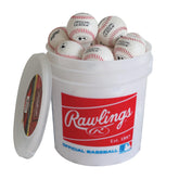 Rawlings bucket front view showing logo and easy transport benefit