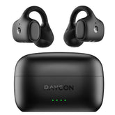 Raycon Everyday Clip front view showing sleek carbon black and everyday style