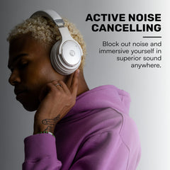Raycon earcup close-up showing plush padding for sustained comfort