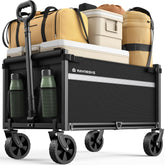Raynesys wagon front packaging showing compact design and portability
