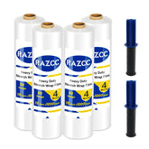 RAZCC front view roll showing clear heavy-duty film and packaging, enhances storage protection