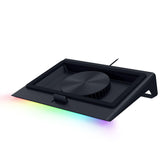 Razer front view of cooling pad stand showing stable support and improved airflow