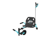 Razor Crazy Cart Shuffle front view showing compact design and safe layout benefit