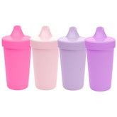 Re-Play princess front packaging showing four colorful 10 oz cups with lids, durable and fun