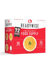 ReadyWise front packaging showing 72-hour kit and grab-and-go convenience