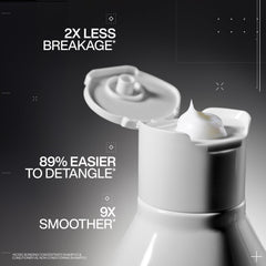 Redken pump dispenser detail for easy controlled application benefit