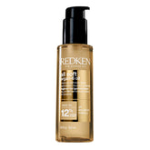 Redken bottle front view showing sleek packaging and nourishing finish