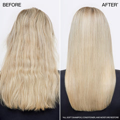 Redken shampoo texture lather detail demonstrating creamy gentle cleanse