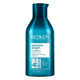 Redken Extreme Length bottle front view showing strength and length benefits