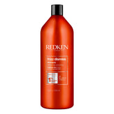 Redken bottle front view showing Frizz Dismiss label and large size benefit