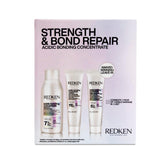 Redken mini kit front packaging showing three travel bottles and brand logo for convenience