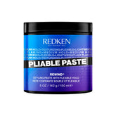 Redken pliable paste front packaging showing jar and branding for styling control