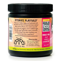 REDMOND mixed Pink Lemonade in a child’s water bottle demonstrating easy hydration