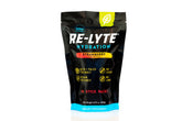 REDMOND front packaging of Re-Lyte strawberry lemonade showing serving count and benefits