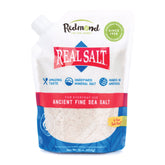 REDMOND front packaging showing two 16 oz pouches and clear labeling for convenience