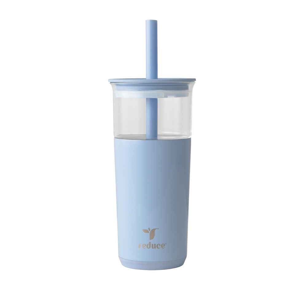 REDUCE Aspen front view showing tumbler and lid, highlights sleek design and portability